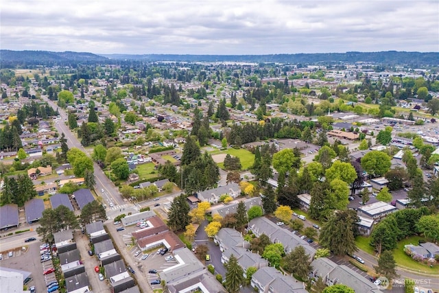 aerial view of property's location