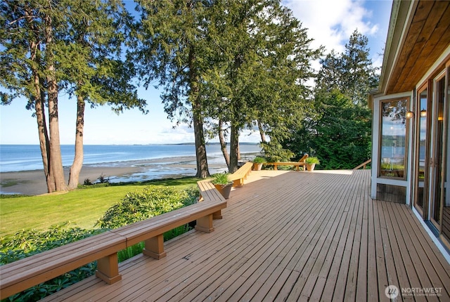 3003 Haxton Way, Bellingham, WA 98226 - deck featuring a water view
