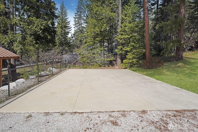 view of patio / terrace with fence