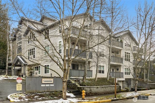 view of property