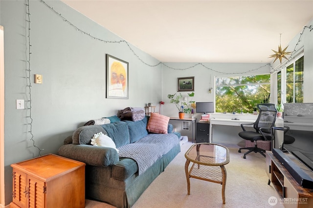 812 N 59th St, Seattle, WA 98103 - living area with carpet floors