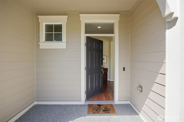 view of property entrance