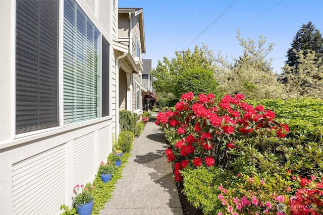 view of side of home