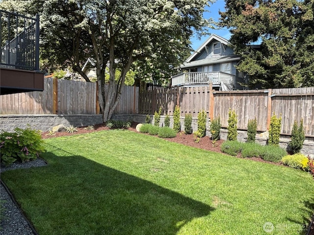 view of yard