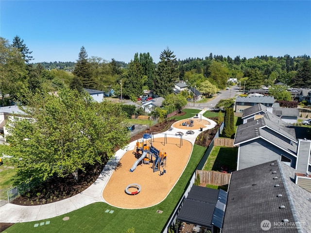 drone / aerial view