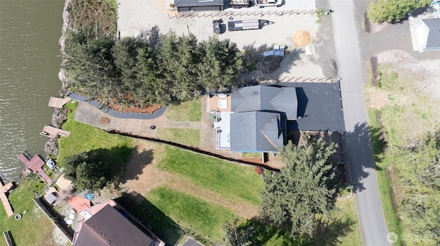 293 Glacier Ct SE, Ocean Shores, WA 98569 - birds eye view of property with a water view
