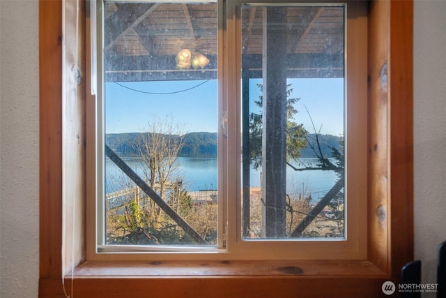 51 N Old Mill Hill Rd, Hoodsport, WA 98548 - detailed view of nearby water and a textured wall