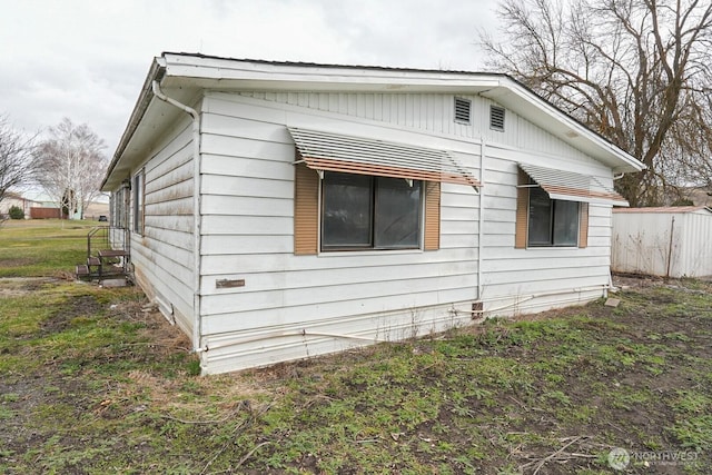 view of property exterior