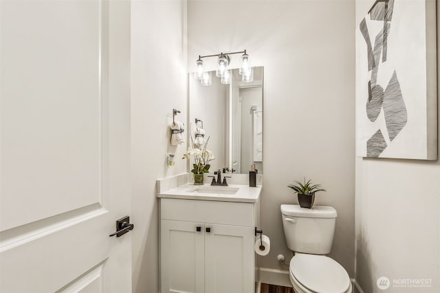 10619 132nd Ave NE Unit 101, Lake Stevens, WA 98258 - bathroom featuring vanity and toilet