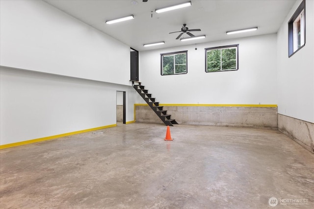 1321 E Smith Rd, Bellingham, WA 98226 - garage featuring ceiling fan
