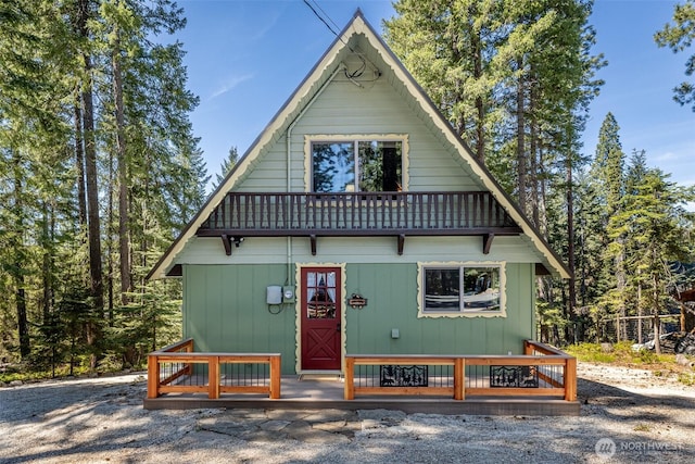 2684 Cedar Crst, Leavenworth, WA 98826 - view of front of property featuring a balcony
