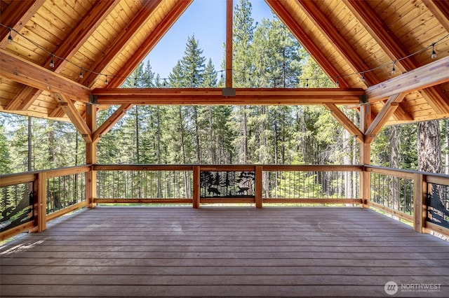 2684 Cedar Crst, Leavenworth, WA 98826 - view of wooden deck