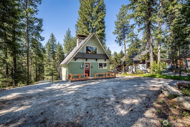 2684 Cedar Crst, Leavenworth, WA 98826 - view of side of property featuring a wooden deck