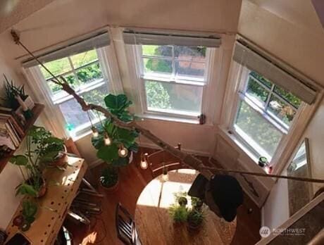 interior space with a healthy amount of sunlight