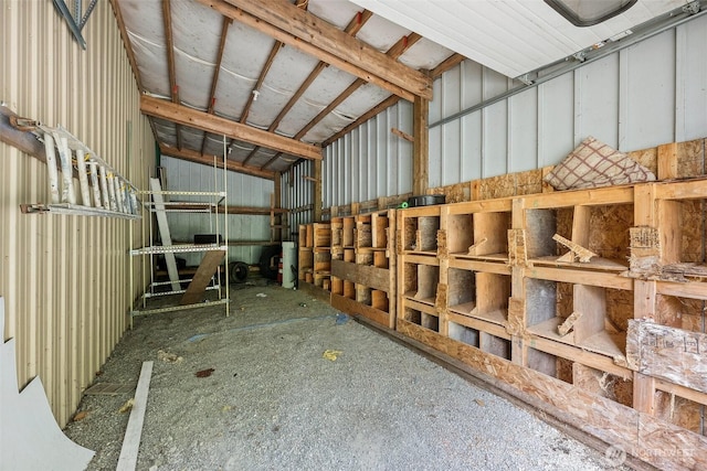 view of stable