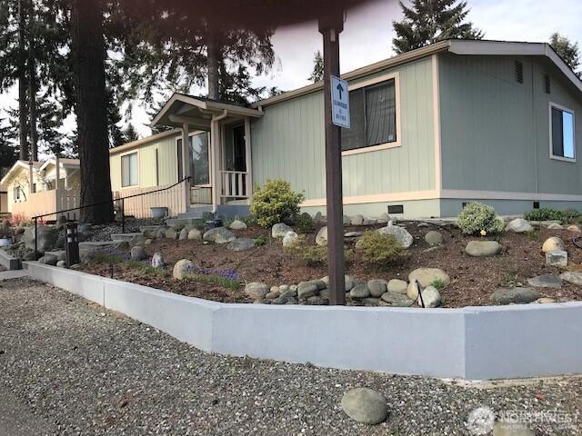 240 Parkwood Blvd, Sequim, WA 98382 - view of front of home featuring crawl space