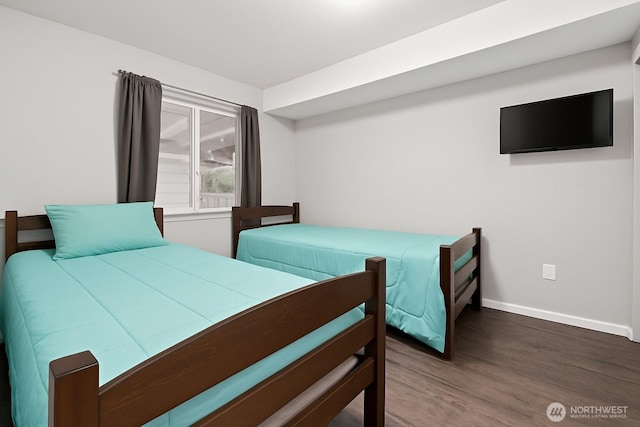 2709 Maplewood Ave Unit 304, Bellingham, WA 98225 - bedroom with wood finished floors and baseboards