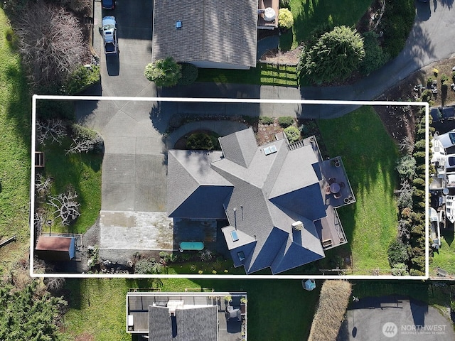 1491 Olympic Heights Ln, Freeland, WA 98249 - birds eye view of property