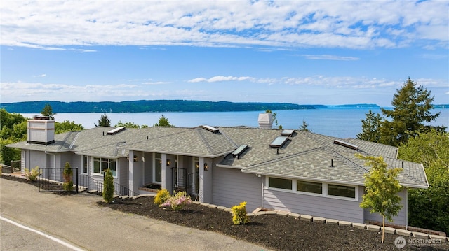 6117 92nd St SW, Mukilteo, WA 98275 - water view featuring fence