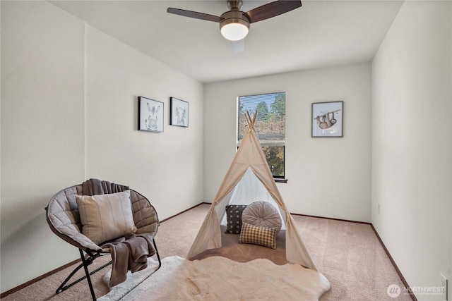 11815 77th Ave S, Seattle, WA 98178 - bedroom featuring carpet and ceiling fan