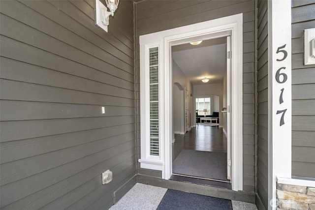 view of entrance to property