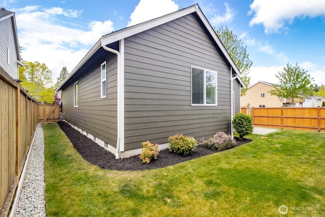 view of side of home