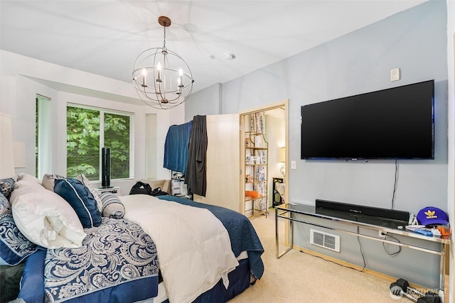 825 Harrington Pl SE Unit 2145, Renton, WA 98058 - carpeted bedroom featuring a chandelier