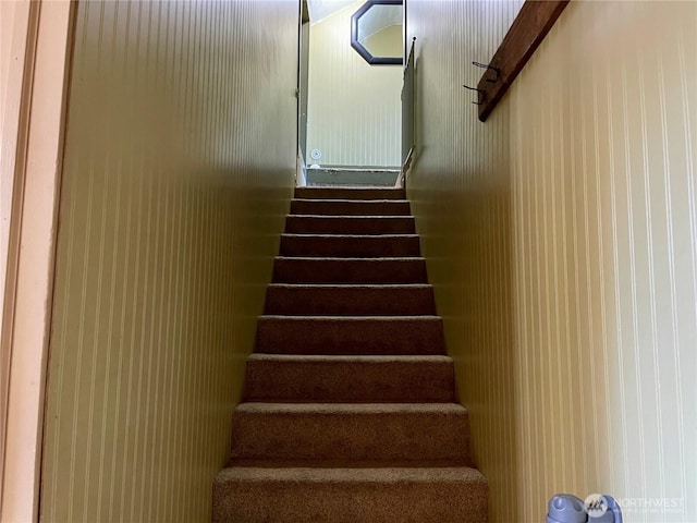 view of staircase