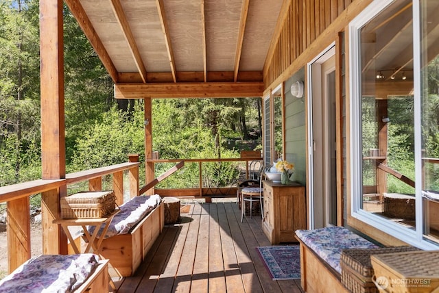 view of deck