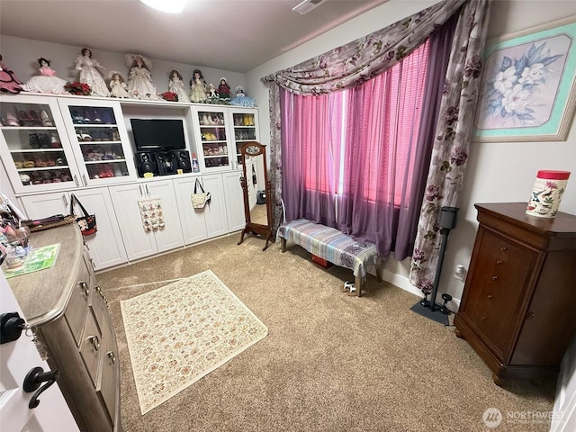1755 E Madera St, Othello, WA 99344 - interior space featuring light colored carpet and visible vents