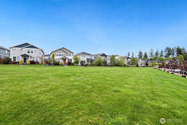 18709 138th Street Ct E, Bonney Lake, WA 98391 - view of green lawn with a residential view
