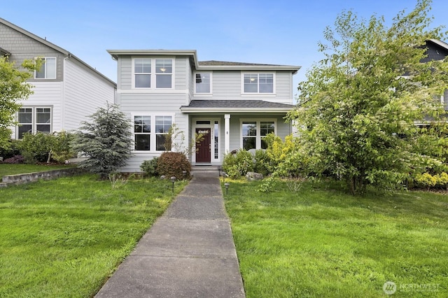 18709 138th Street Ct E, Bonney Lake, WA 98391 - traditional-style house featuring a front lawn