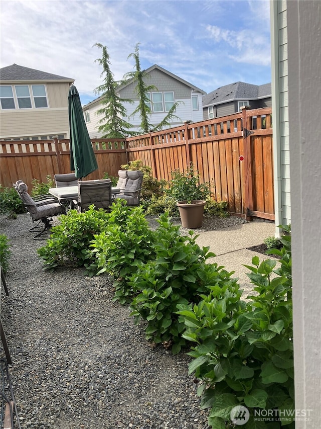18709 138th Street Ct E, Bonney Lake, WA 98391 - view of yard with fence and a patio area