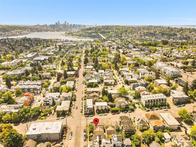 aerial perspective of suburban area