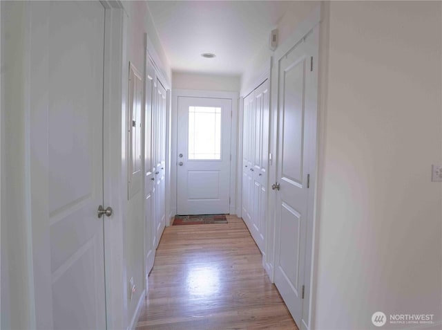 2078 11th St, Port Townsend, WA 98368 - hall featuring light wood finished floors