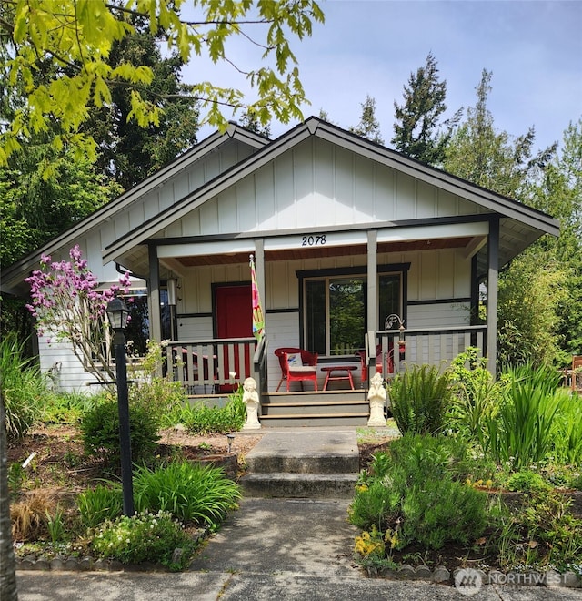 2078 11th St, Port Townsend, WA 98368 - bungalow with a porch and board and batten siding