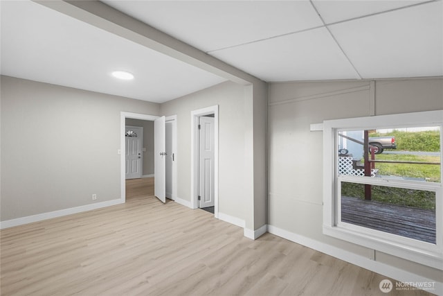 504 107th St S, Tacoma, WA 98444 - spare room with baseboards and light wood finished floors