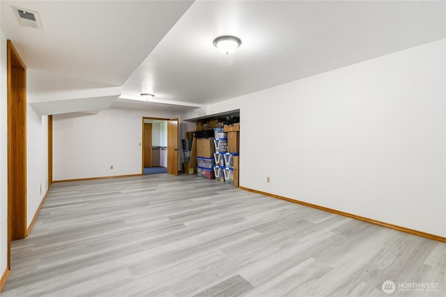2995 Haynie Rd, Custer, WA 98240 - finished below grade area with baseboards and light wood finished floors