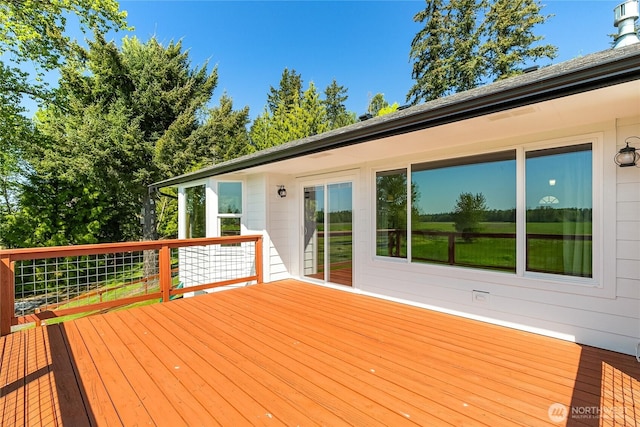 2995 Haynie Rd, Custer, WA 98240 - view of wooden deck