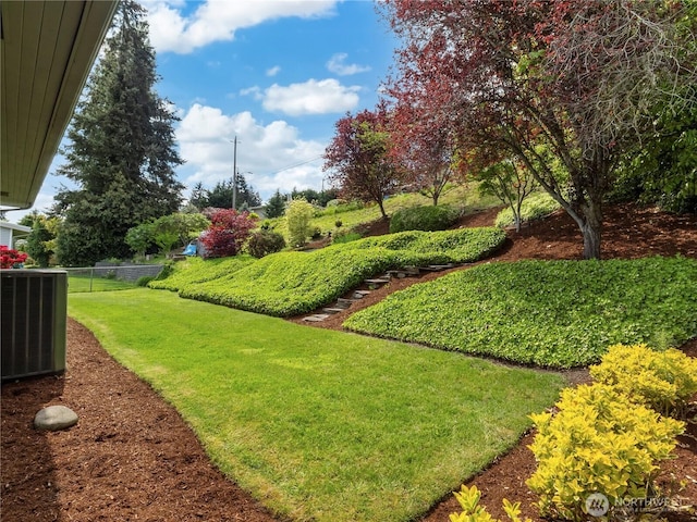 16631 Sylvester Rd SW, Burien, WA 98166 - view of yard featuring fence and central AC unit