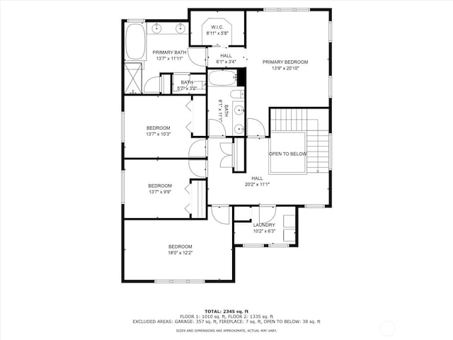 3530 128th St SE, Everett, WA 98208 - home floor plan