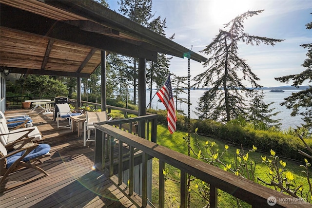 view of deck