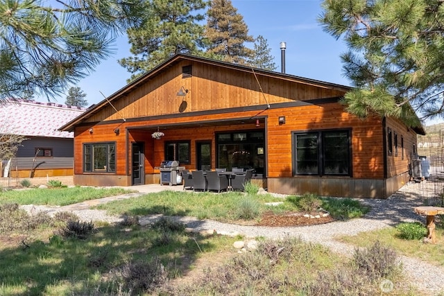 view of rear view of property