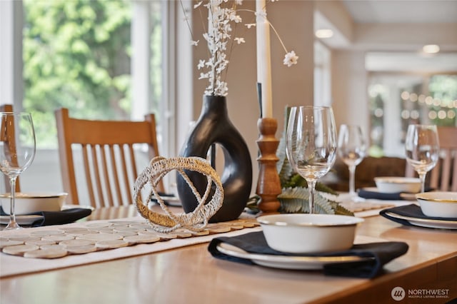 dining area view