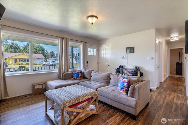 8803 Terrace Rd SW, Tacoma, WA 98498 - living room featuring wood finished floors and baseboards