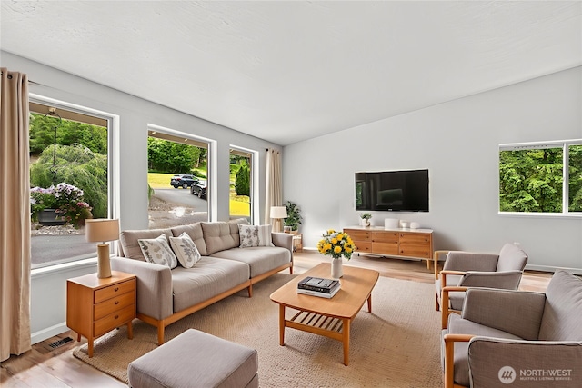 1027 Fishpond Rd, Kelso, WA 98626 - living area with wood finished floors and lofted ceiling