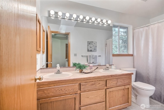 1742 N 122nd St, Seattle, WA 98133 - full bathroom with toilet and double vanity