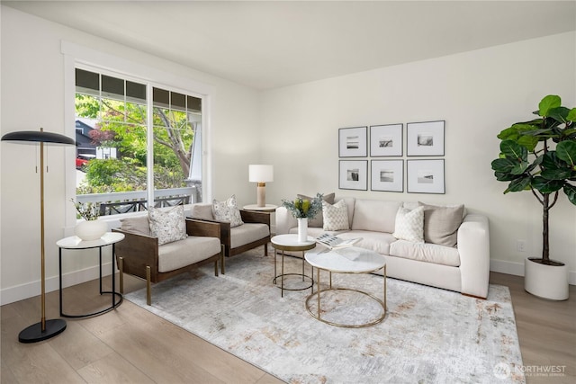 24858 NE 1st Pl, Sammamish, WA 98074 - living area with wood finished floors and baseboards