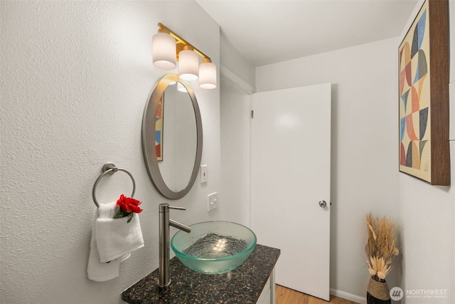3131 110th St SE, Everett, WA 98208 - bathroom with wood finished floors and vanity