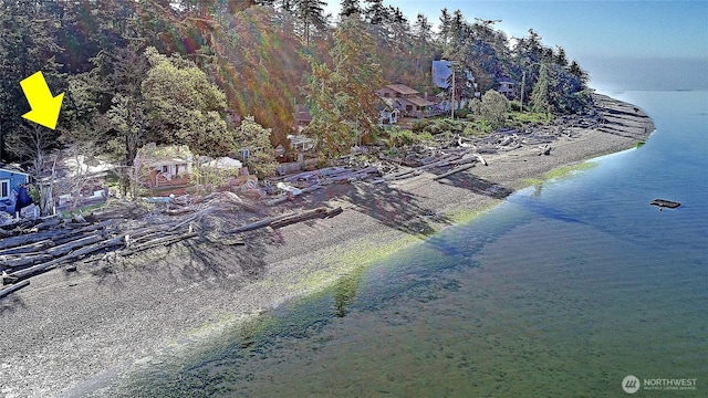566 Sundin Dr, Camano Island, WA 98282 - bird's eye view with a water view